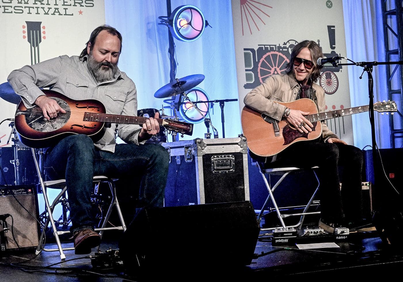 Benji Shanks and Charlie Starr of Blackberry Smoke perform