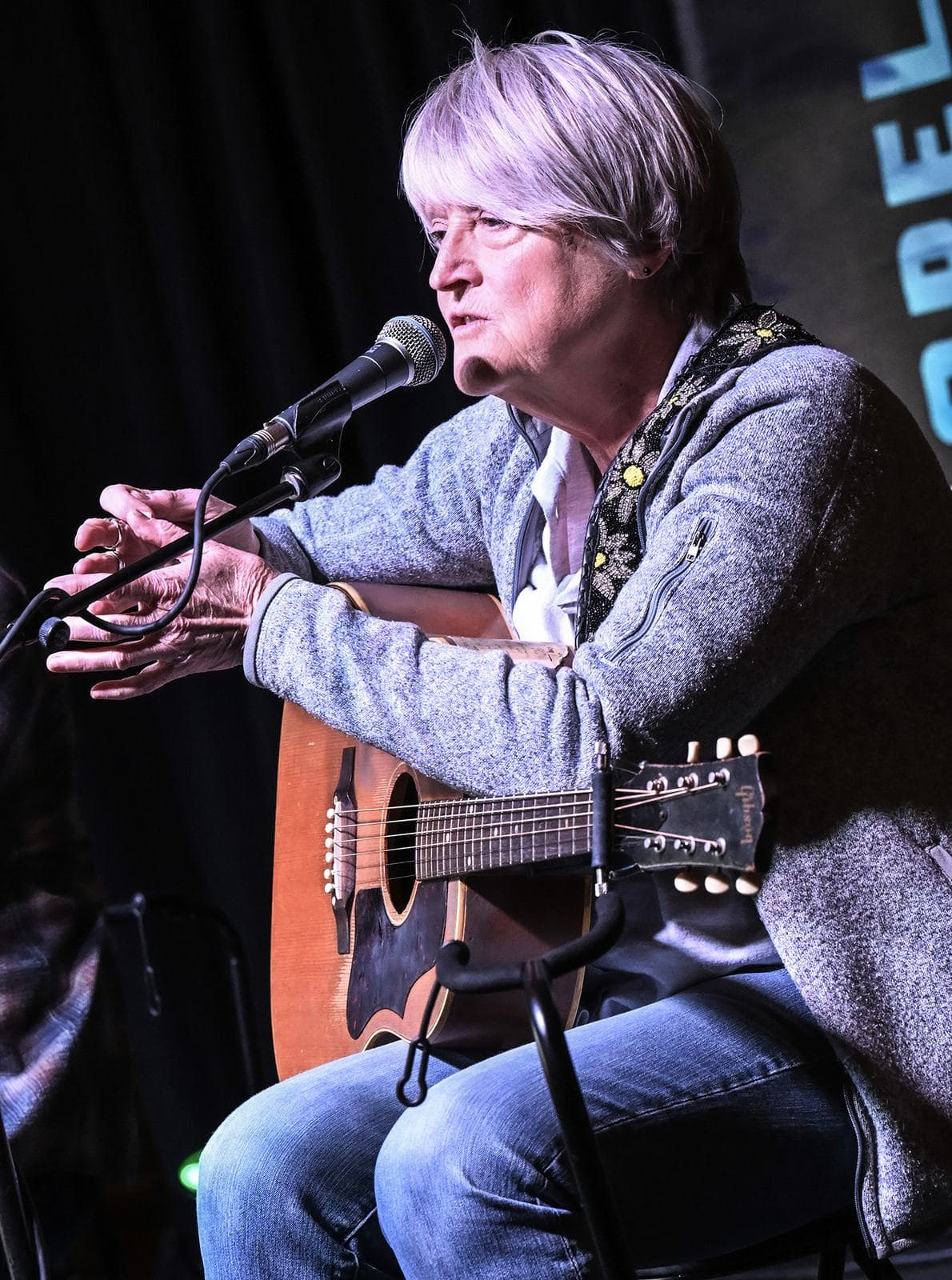 Kim Richey performs at The Bottling Plant Ballroom during the Opelika Songwriters Festival