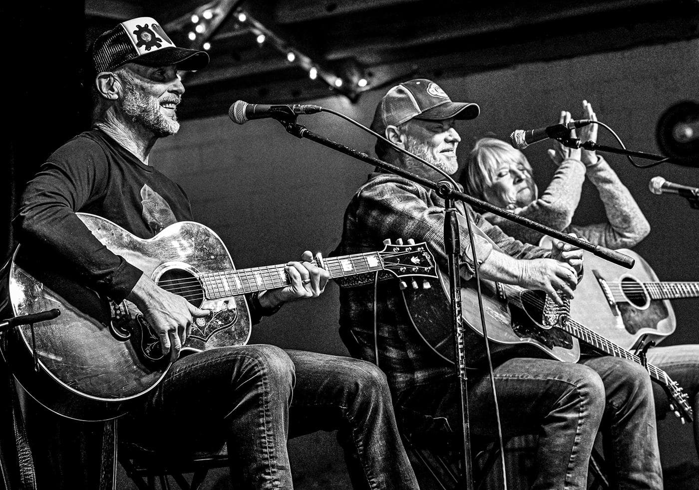 Paul Thorn, Shawn Mullins and Kim Richey perform at The Bottling Plant Ballroom during the Opelika Songwriters Festival