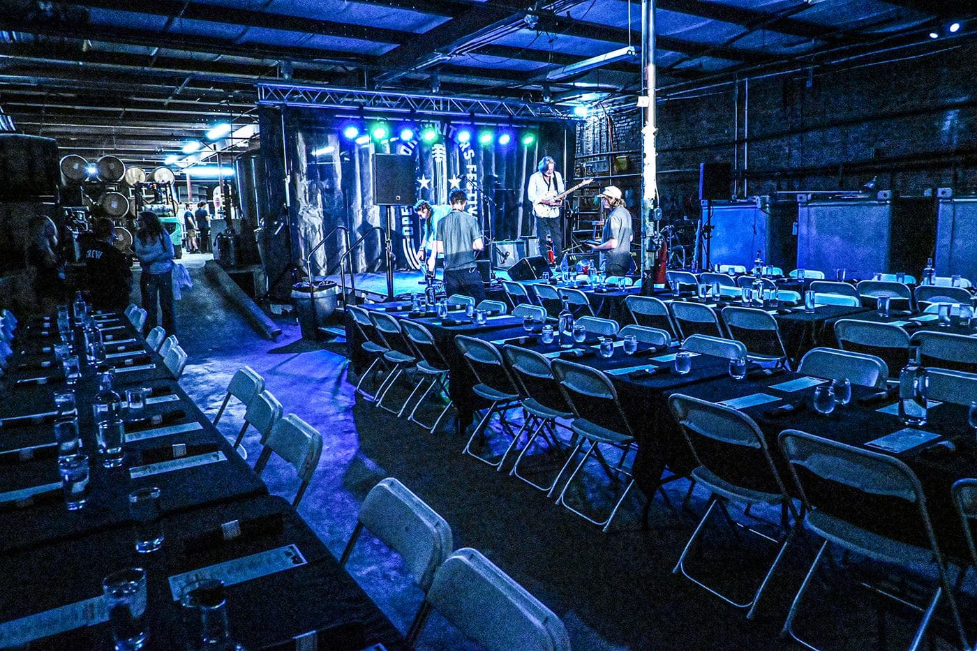 General view during the OSF7 Kickoff Dinner at John Emerald Distilling Company